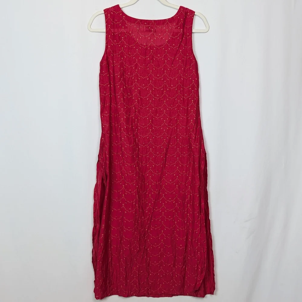 Red Sleeveless Dress - Picture 2 of 12